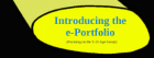 Introducing the e-portfolio.
