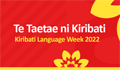 Kiribati Language Week 2022. 