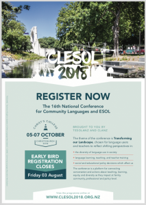 CLESOL flier 2018