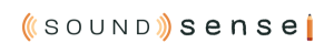 Sound sense logo text.